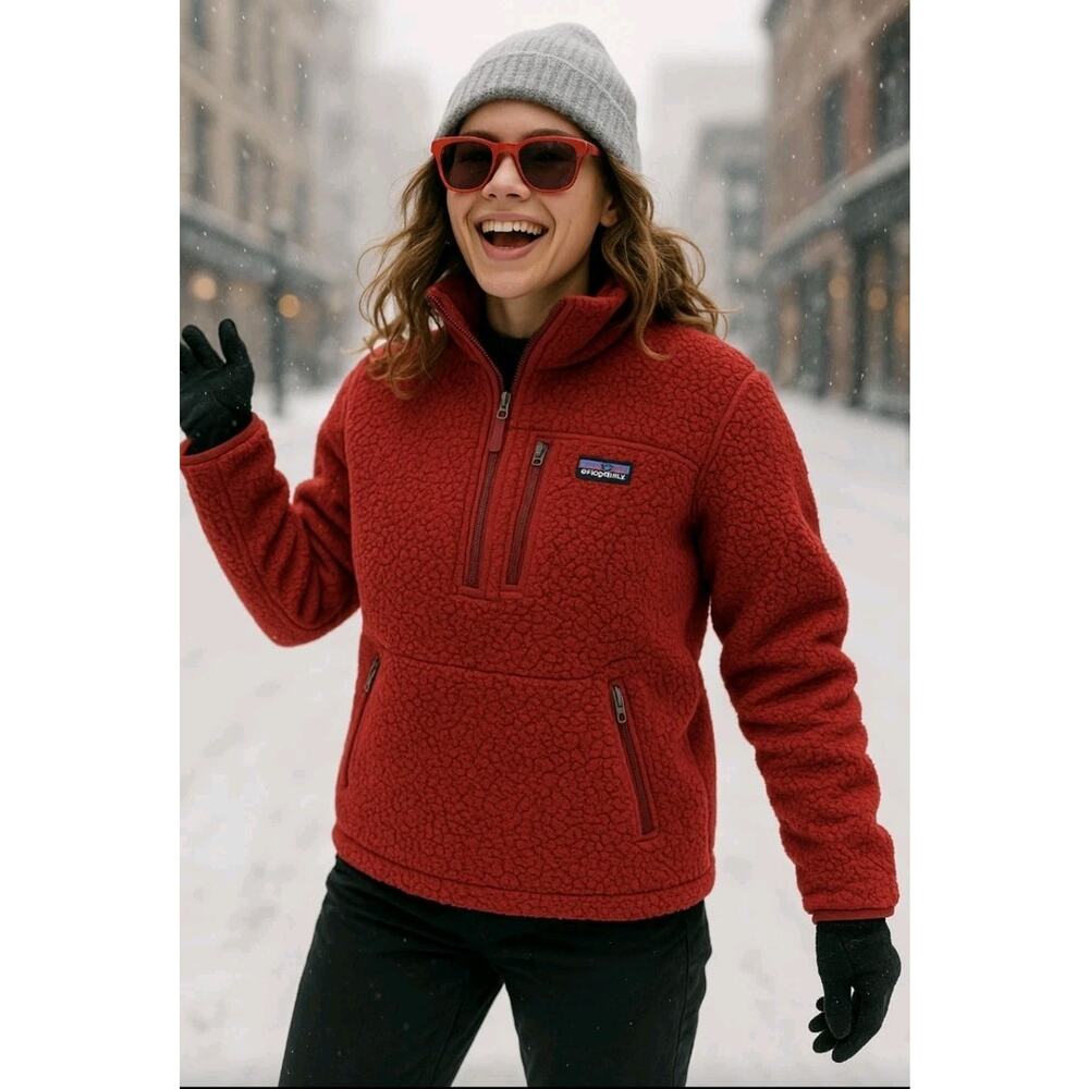Patagonia Marsupial Lava Red Pullover